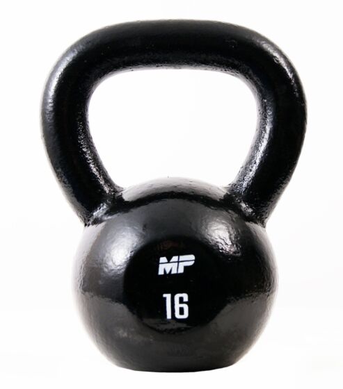 Muscle Power Kettlebell en fonte - Noir - 16 kg