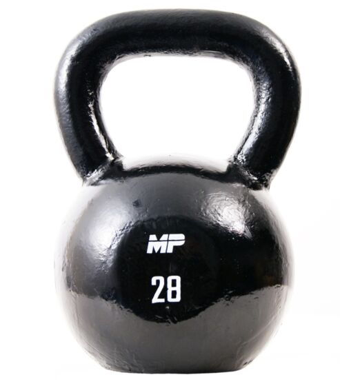 Muscle Power Kettlebell en fonte - Noir - 28 kg
