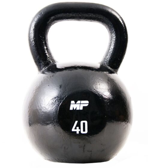 Muscle Power Kettlebell en fonte - Noir - 40 kg