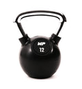 Muscle Power Rubber Kettlebell - Noir - 12 kg