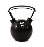 Muscle Power Rubber Kettlebell - Noir - 12 kg