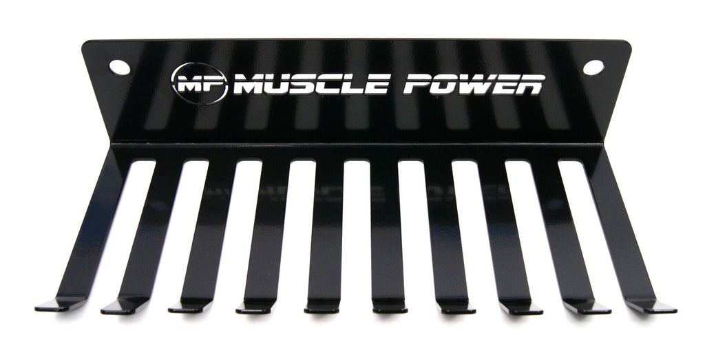 Muscle Power Étagère murale pour powerbands et speedropes - Noir