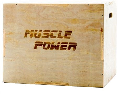 Muscle Power Wooden Plyo Box
