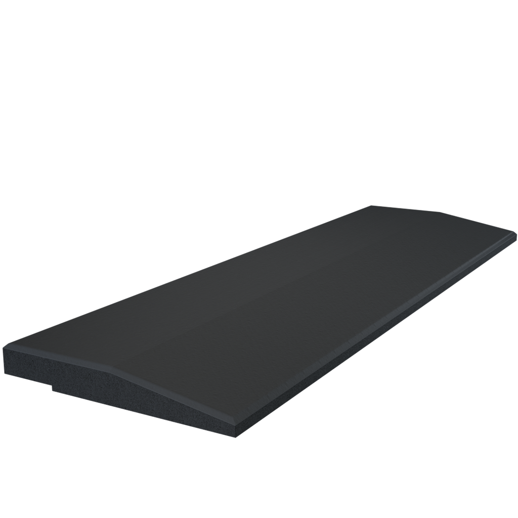 Flow Fitness Drainage Profil dalle en caoutchouc avec couche SBR imperméable - 50 x 15 cm - Tweedekans