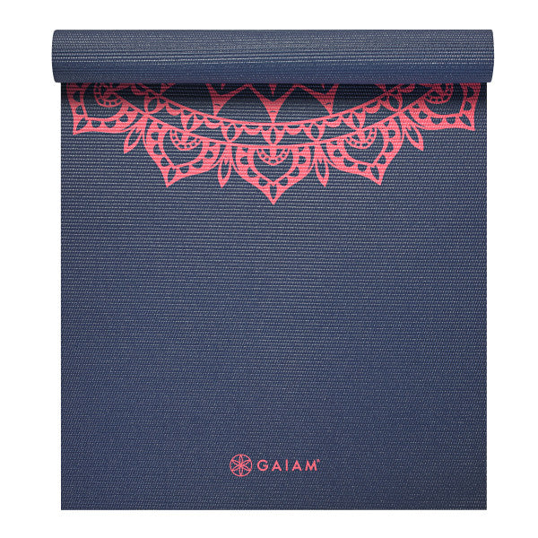 Gaiam Yoga Mat - 4 mm - Pink Marrakesh
