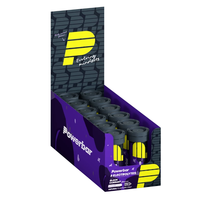 Powerbar Electrolyte Tabs - 12 x 10 Comprimés - Cassis