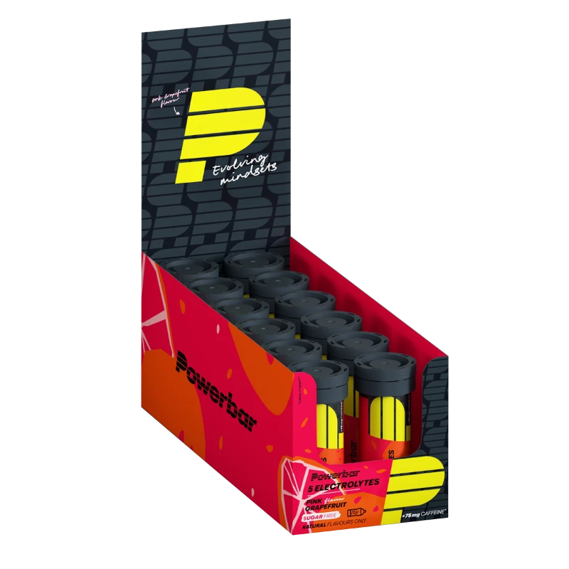 Powerbar Electrolyte Tabs - 12 x 10 Comprimés - Pomplemousse Rose