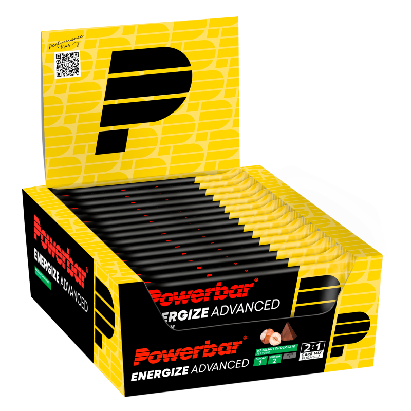 Powerbar Energize Advanced Bar - 15 x 55 gr - Hazelnoot Chocolade