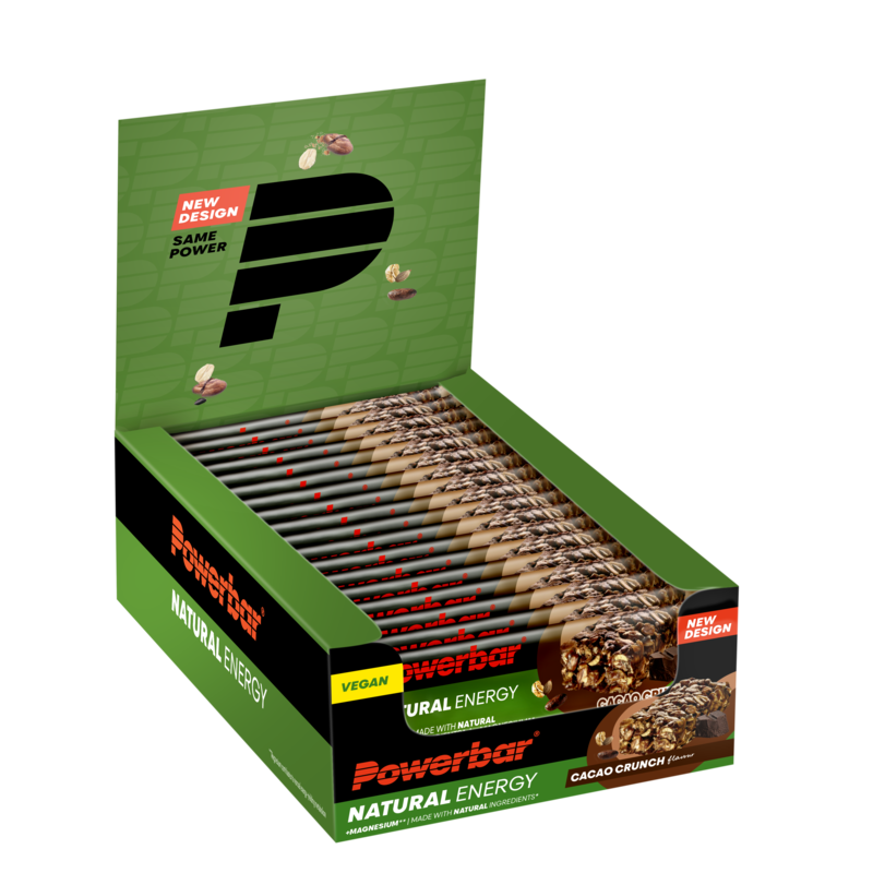 Powerbar Natural Energy Cereal Bar - 18 x 40 gr - Cacao Crunch