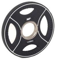 Muscle Power PU 4-Grip Weight Plate - 50 mm - 1.25 kg