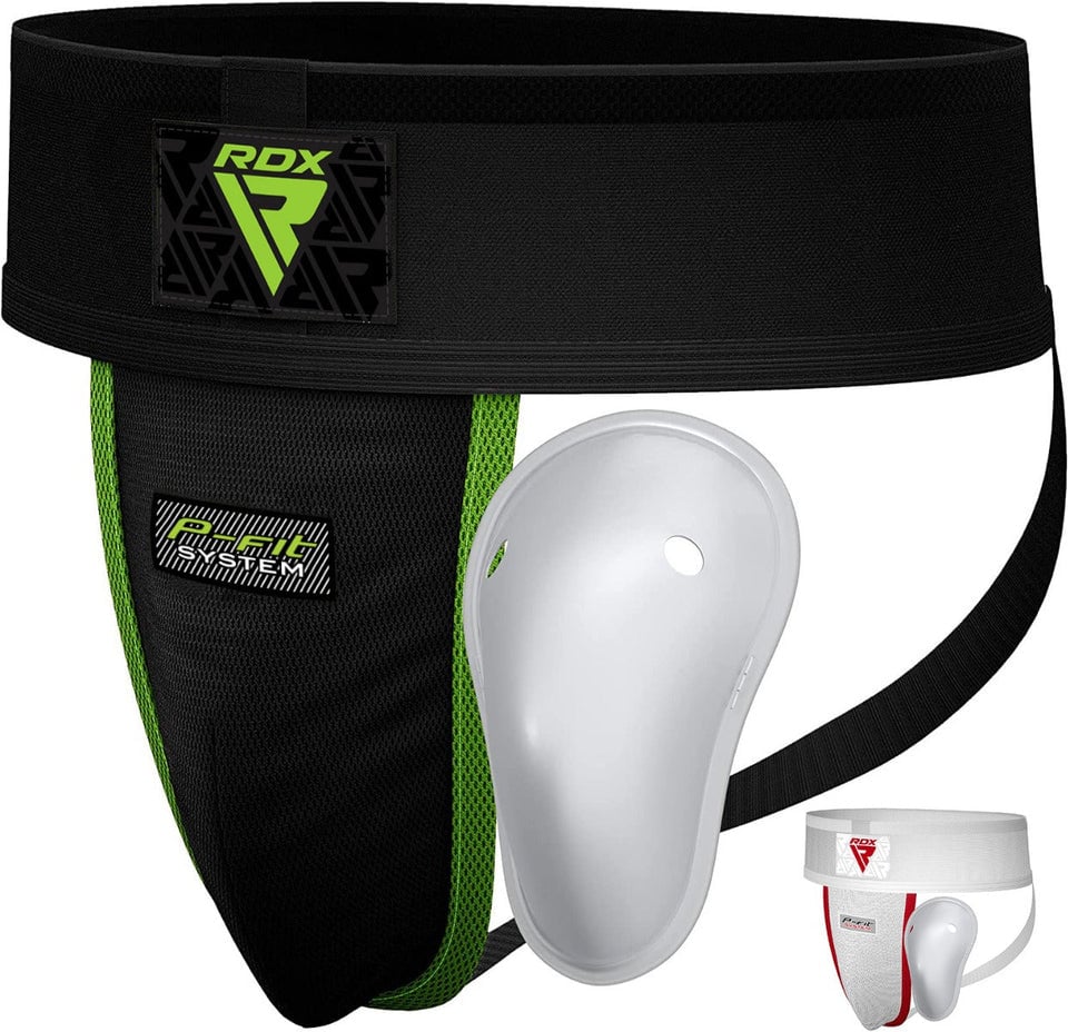 RDX Sports H1+ protège-aine avec Gel Cup - Noir