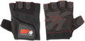 Gorilla Wear Women's Fitness Gloves - Noir/Rouge Stitched
