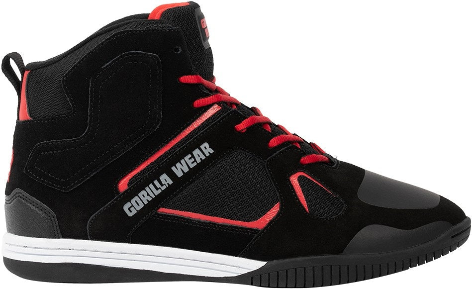 Gorilla Wear Troy High Tops - Noir/Rouge