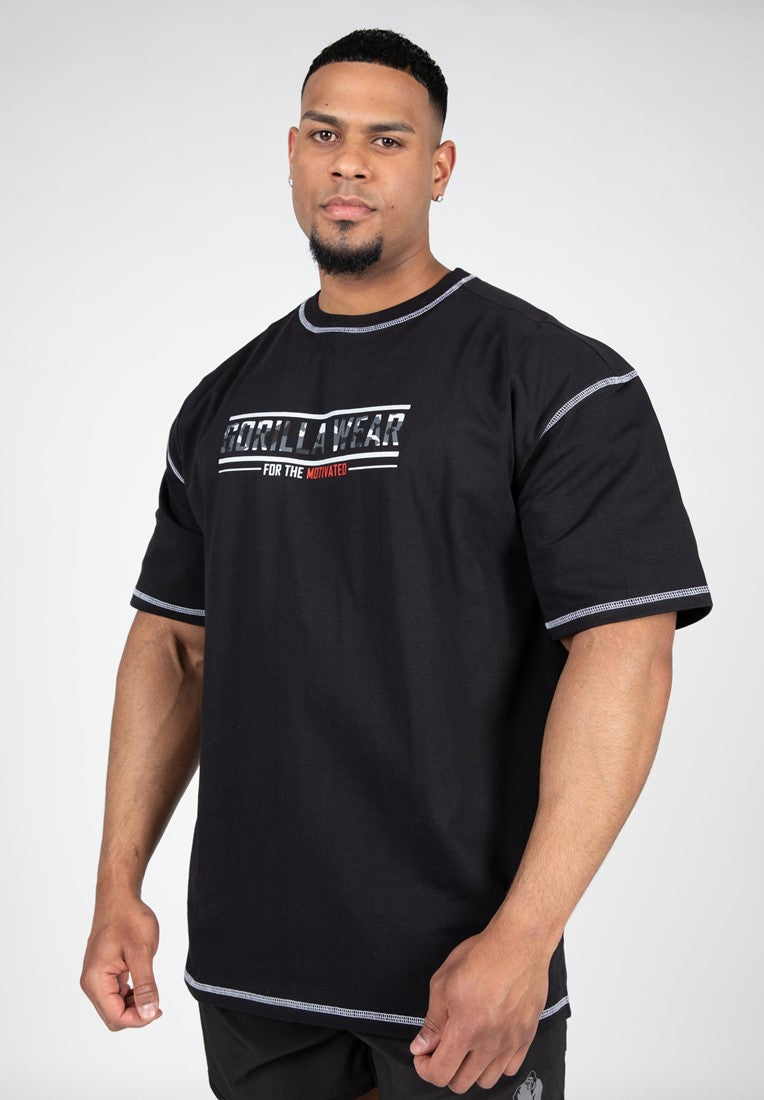 Gorilla Wear Saginaw T-shirt Oversize - Noir
