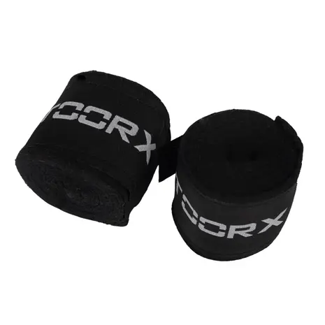 Toorx Fitness Bandage de Boxe Élastique - Bandes de Main - Noir