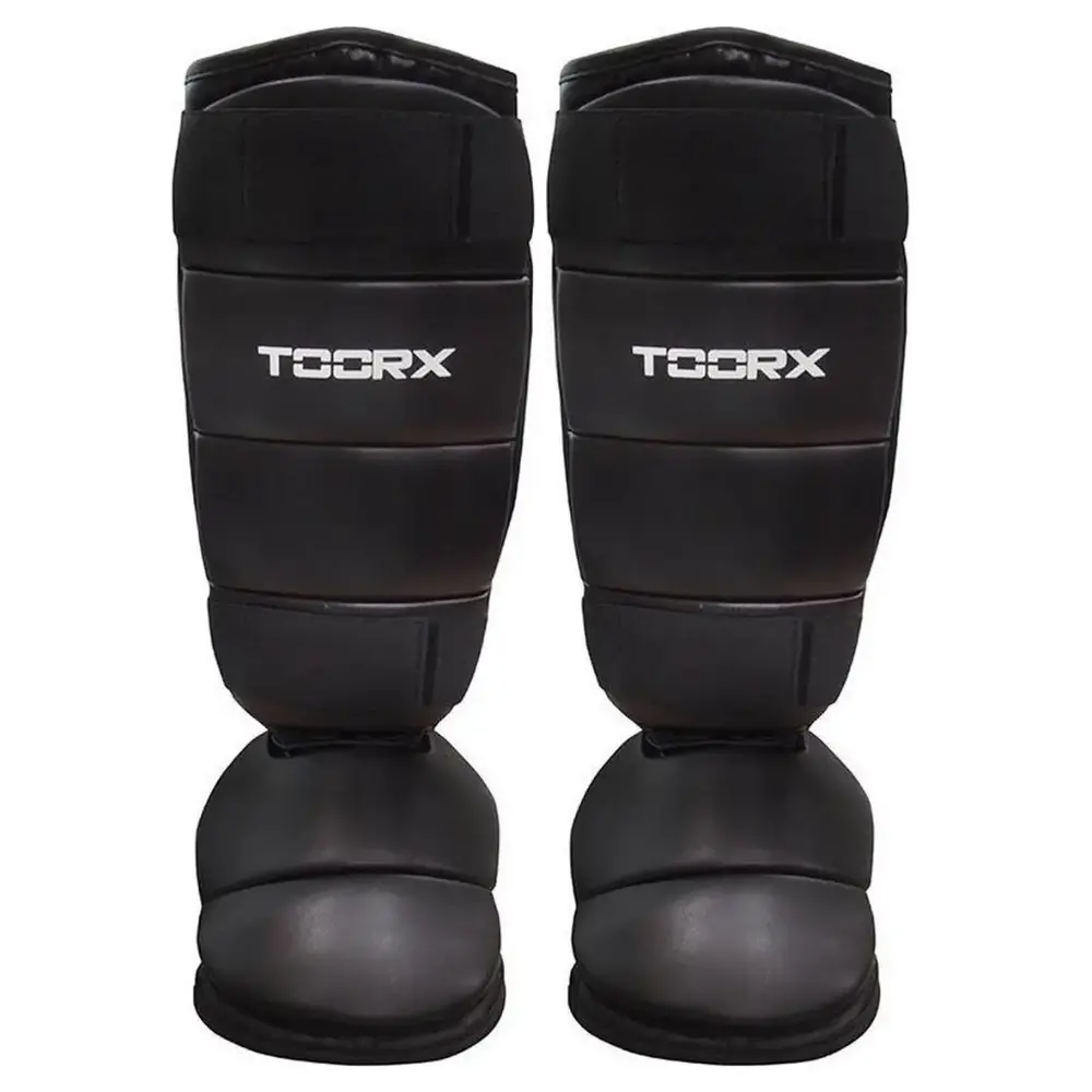 Toorx Fitness Protège-tibias PU - avec Protège-pieds - L/XL