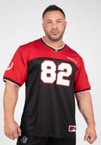 Gorilla Wear Trenton Football Jersey - Noir/Rouge