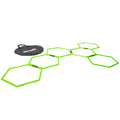 VirtuFit Hexagon Agility Grid - Speed Ladder - 6 Pieces - Comprend un sac de rangement - Tweedekans