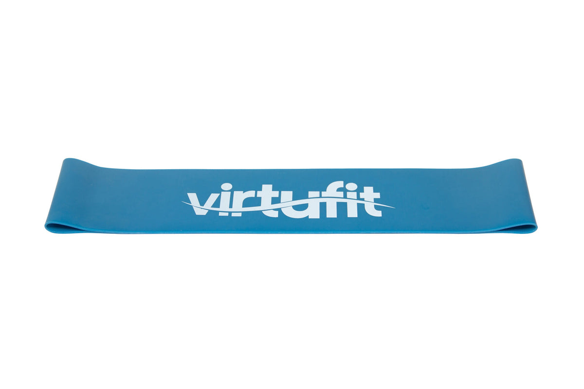 VirtuFit Mini Band - Bande de résistance - Fitness Elastique - Solide - Bleu - Tweedekans