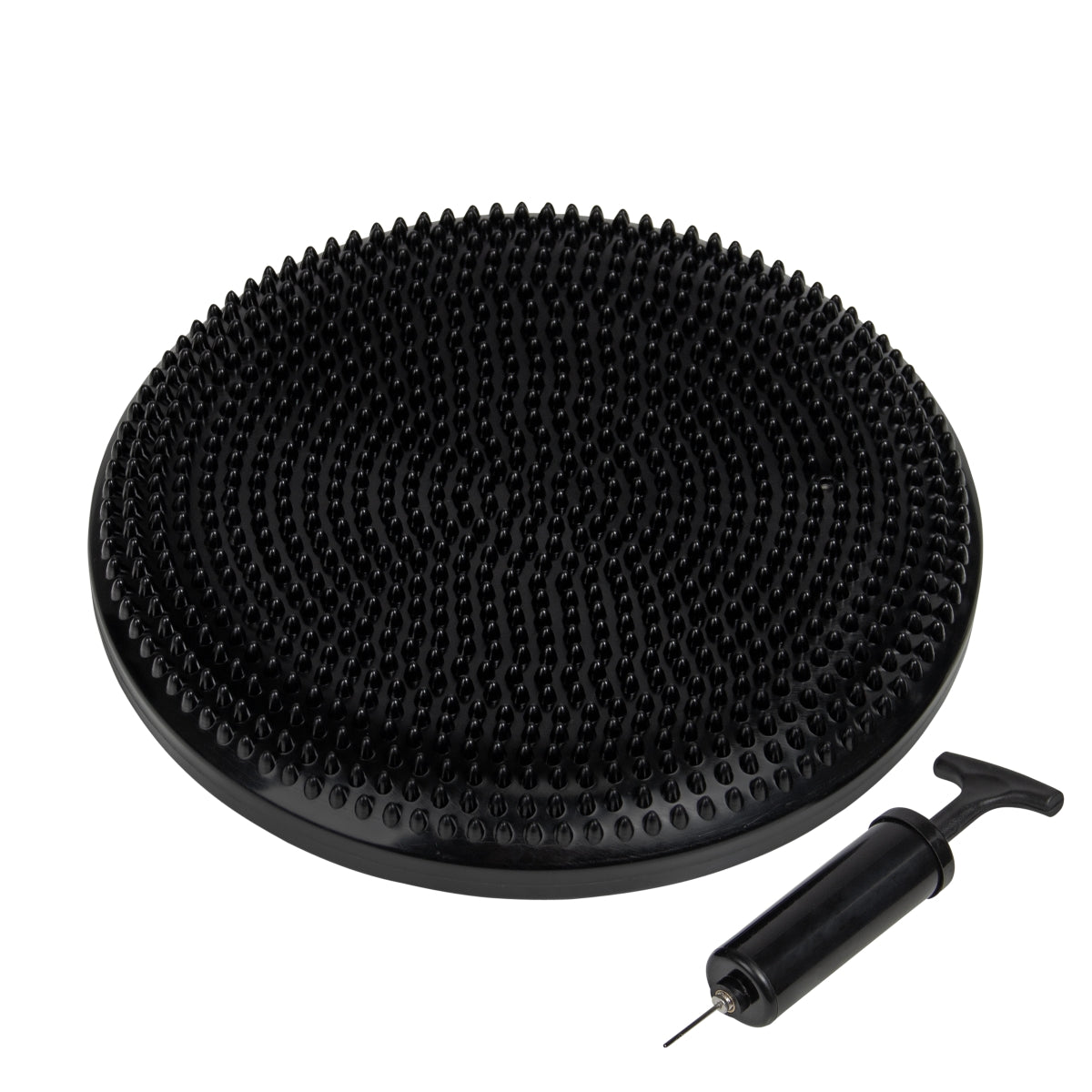VirtuFit Balanskussen - Wiebelkussen - Air Stepper pad - met Pomp - Zwart - Tweedekans