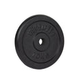VirtuFit Haltère en fonte - Poids haltère - 30 mm - 10 kg - Noir