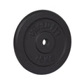 VirtuFit Haltère en fonte - Poids haltère - 30 mm - 15 kg - Noir