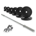 VirtuFit Kit d'Haltères en Caoutchouc - 90 kg