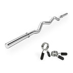 VirtuFit Curl bar - EZ Halter bar - 120 cm - Spring clip - 30 mm - Tweedekans