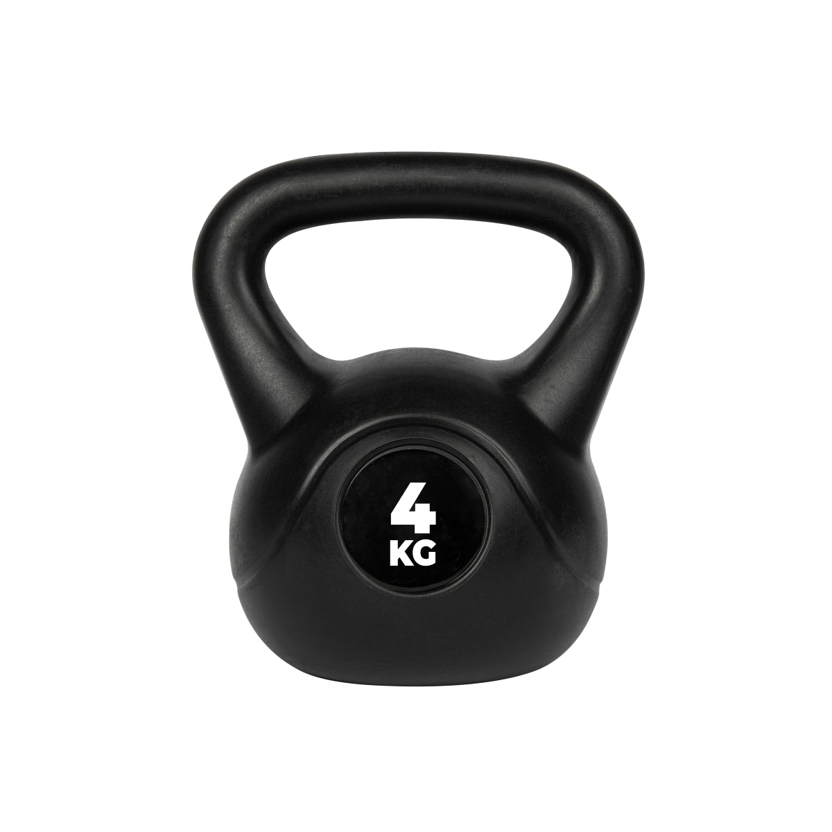 VirtuFit PVC Kettlebell - 4 kg - Noir - Tweedekans