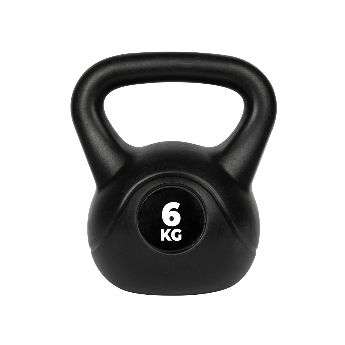 VirtuFit PVC Kettlebell - 6 kg - Noir - Tweedekans