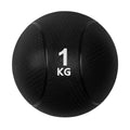 VirtuFit Medicine Ball Pro - Medicine Ball - 1 kg - Caoutchouc - Noir - Tweedekans