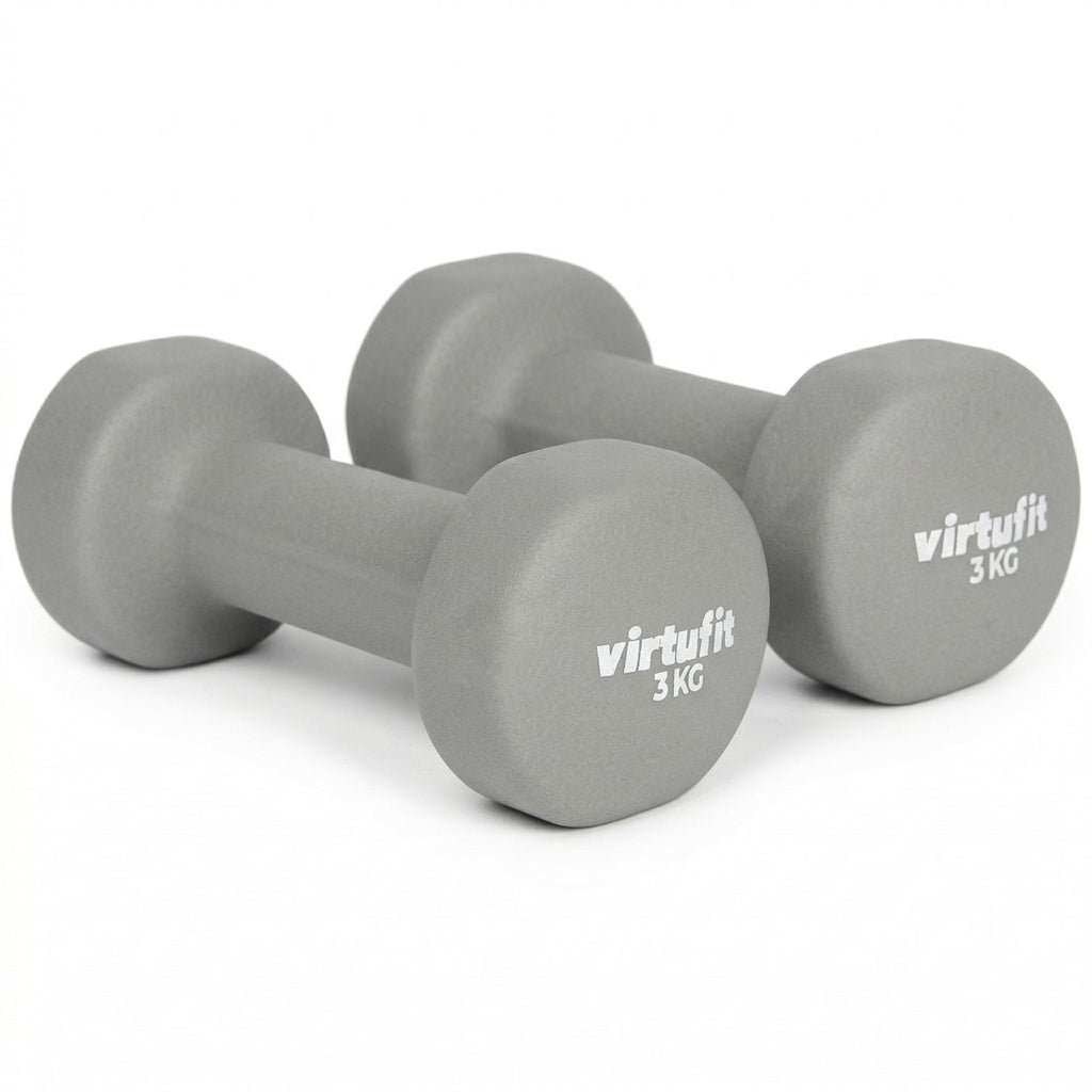 VirtuFit Vinyl Dumbbell Pro - 3 kg - Tweedekans