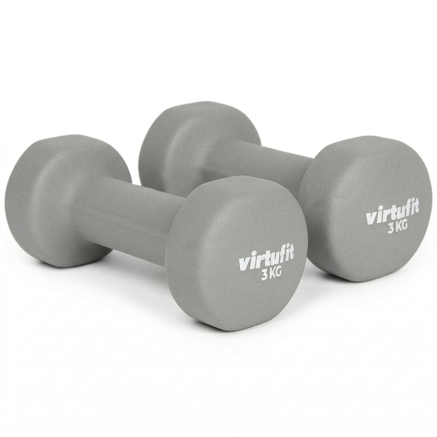 VirtuFit Vinyl Dumbbell Pro - 3 kg - Tweedekans