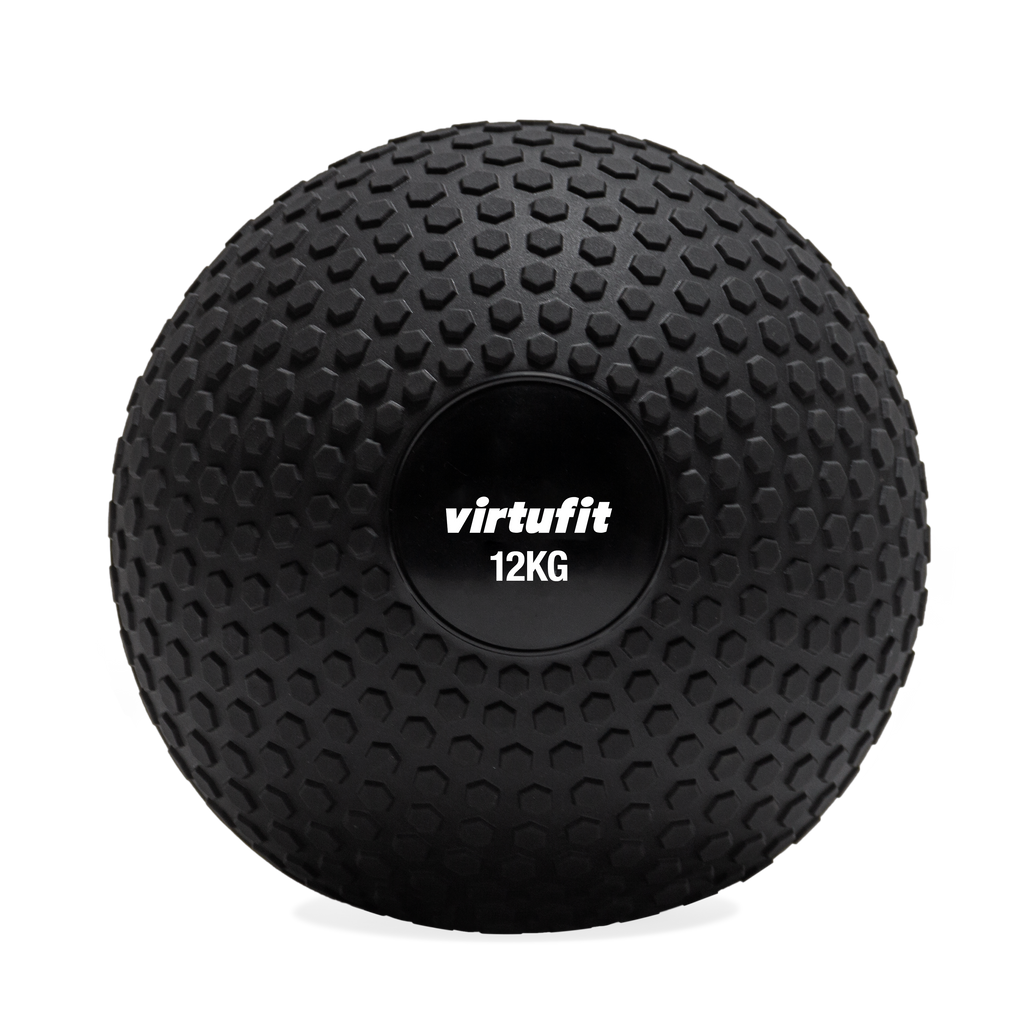 VirtuFit Slam Ball - Ballon de fitness - 12 kg - Noir - Tweedekans