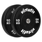 VirtuFit Bumper Plate - Plaque olympique en caoutchouc - 50 mm - set 2 x 10 kg
