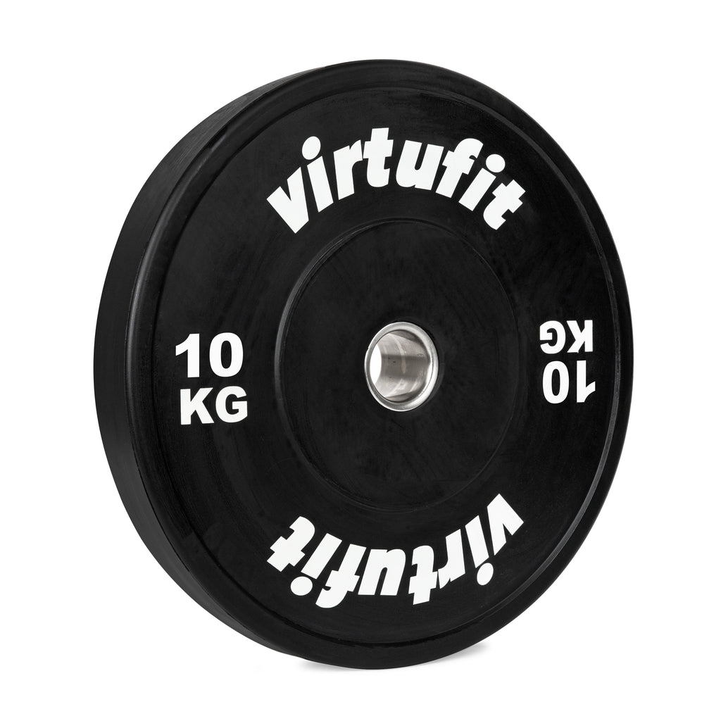 VirtuFit Bumper Plate - Disque d'haltère olympique en caoutchouc - 50 mm - 10 kg
