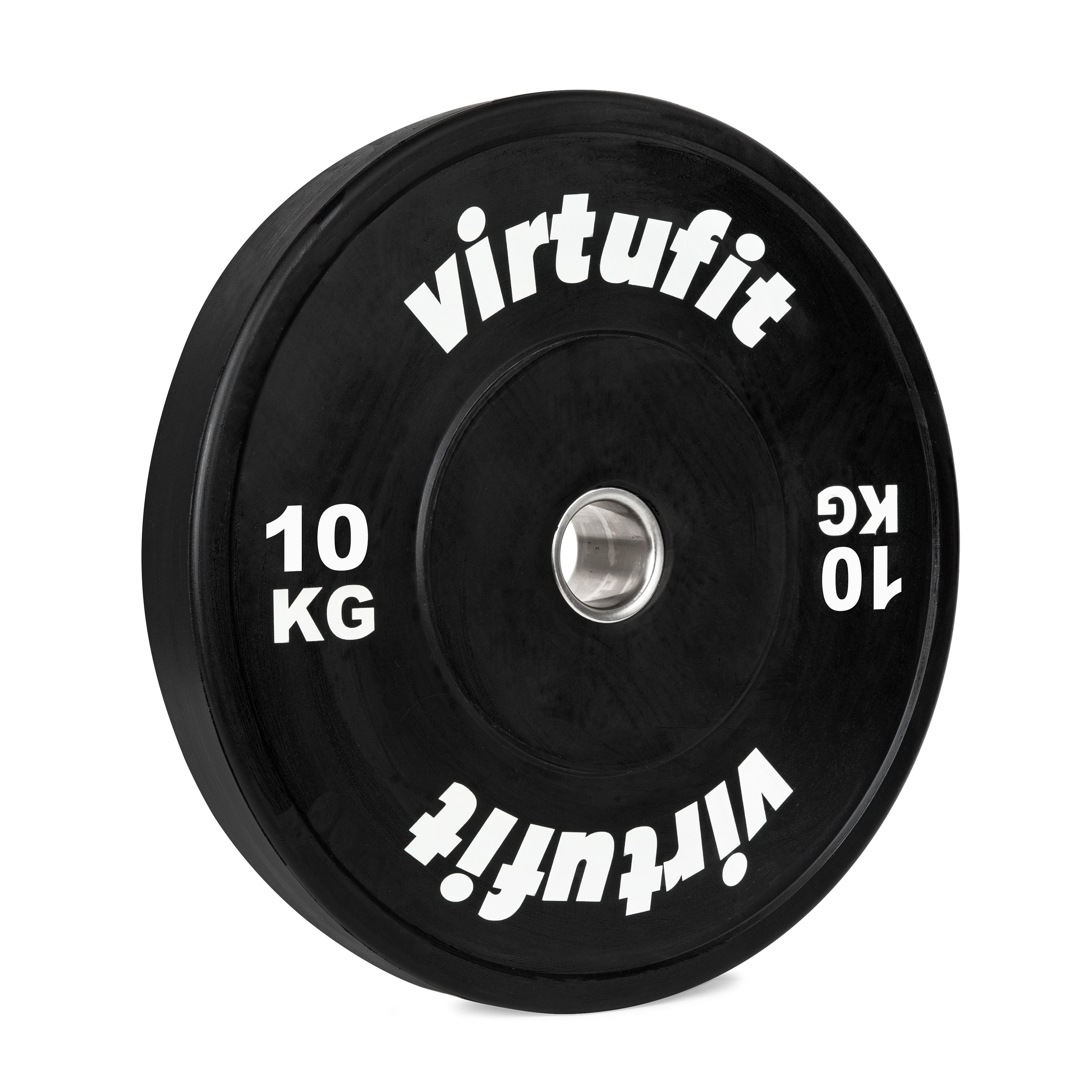 VirtuFit Bumper Plate - Disque d'haltère olympique en caoutchouc - 50 mm - 10 kg