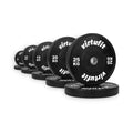 Kit de Bumper Plates VirtuFit - Disques d'Haltères Olympiques en Caoutchouc - 150 kg - Tweedekans