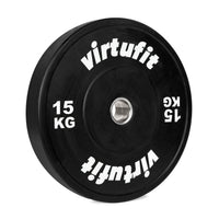 VirtuFit Bumper Plate - Disque d'haltère olympique en caoutchouc - 50 mm - 15 kg