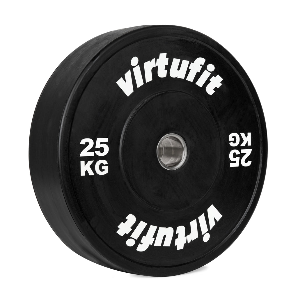 VirtuFit Bumper Plate - Disque d'haltère olympique en caoutchouc - 50 mm - 25 kg - Tweedekans