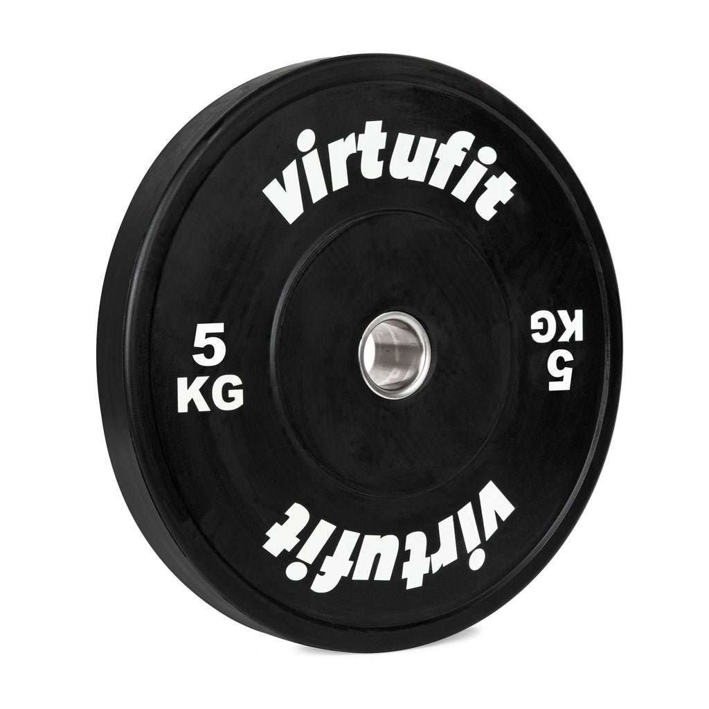 VirtuFit Bumper Plate - Disque d'haltère olympique en caoutchouc - 50 mm - 5 kg - Tweedekans