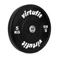 VirtuFit Bumper Plate - Disque d'haltère olympique en caoutchouc - 50 mm - 5 kg - Tweedekans