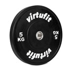 VirtuFit Bumper Plate - Disque d'haltère olympique en caoutchouc - 50 mm - 5 kg - Tweedekans
