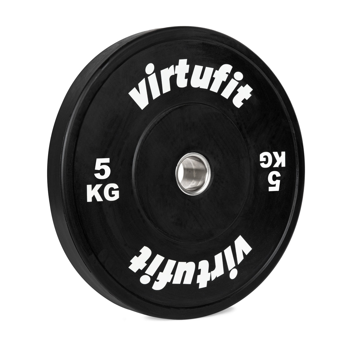 VirtuFit Bumper Plate - Disque d'haltère olympique en caoutchouc - 50 mm - 5 kg - Tweedekans