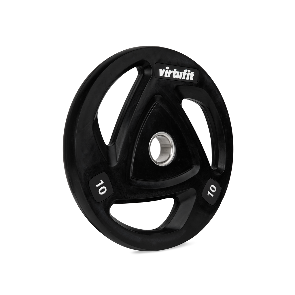 VirtuFit Olympische Rubberen Halterschijf - 10 kg - Tweedekans