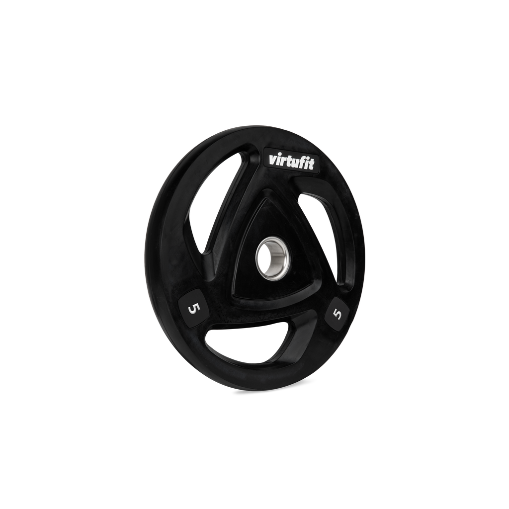 VirtuFit Olympische Rubberen Halterschijf - 5 kg - Tweedekans