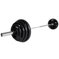 VirtuFit Olympic Rubber Dumbbell Set - 120 kg