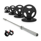 Kit d'Haltères Olympiques en Fonte VirtuFit - 120 kg