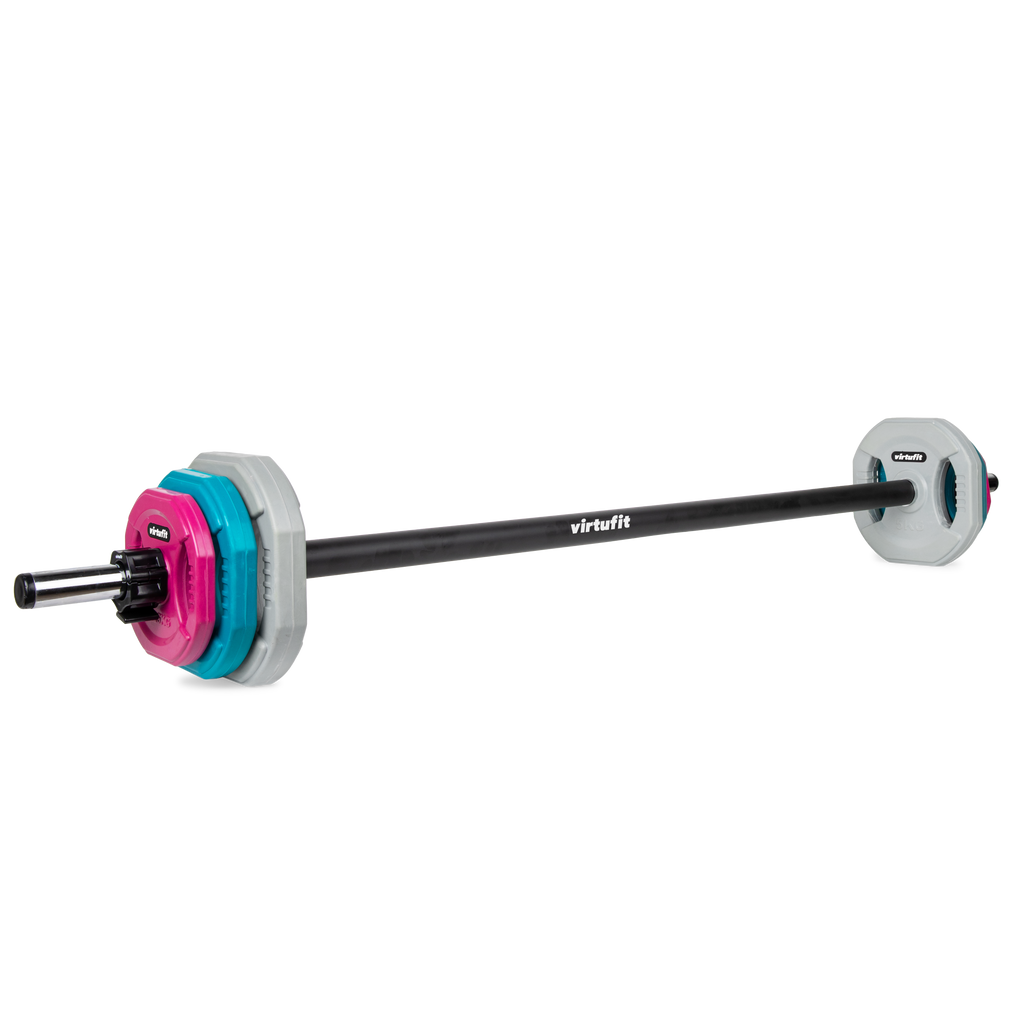 VirtuFit Aerobic Pump Set Pro Rubber - 20 kg - Gekleurd - Tweedekans