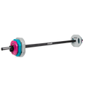 VirtuFit Aerobic Pump Set Pro Rubber - 20 kg - Gekleurd - Tweedekans